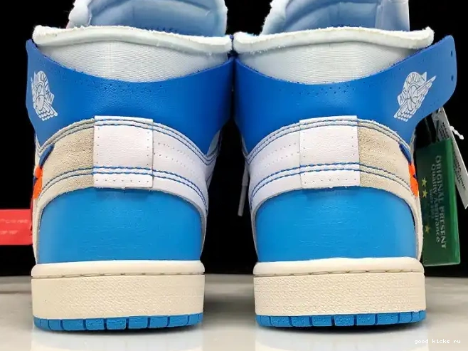 80% Off Sale Air AQ0818-148 1 UNC Powder Jordan Off-White Blue 0602